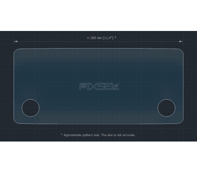 Захисне скло Pixsel на монітор SKODA FABIA - 12.5“ 2022 - (гібридне глянець)