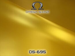 Omega Skinz OS-695 Nuke Em All - Жовта матова плівка 1.524 m