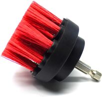 MaxShine M8 Drill Carpet Detailing Brush - Щітка-насадка на дриль для чищення текстилю, червона 50 mm