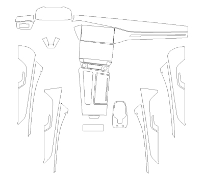 Викрійка для салону AUDI A7 SPORTBACK 2024
