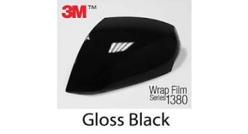3M 1380 G12 Gloss Black 1.524 m