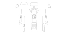 Выкройка для салона BMW 8 SERIES GRAN COUPE 2023  /assets/images/items/6384/0251346001717165329.jpg