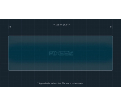Защитное стекло Pixsel на монитор MAN TGE 4.6“ 2017 - 2023 (гибридное мат)