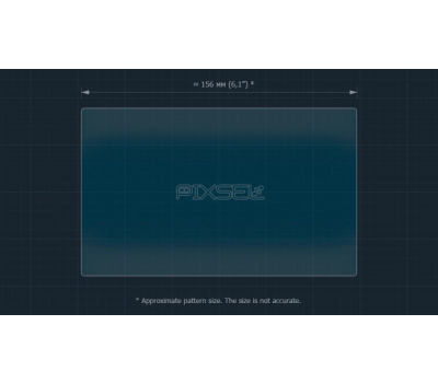 Защитное стекло Pixsel на спидометр мотоцикла POLARIS RZR PRO R ULTIMATE 7.2“ (гибридное глянец)