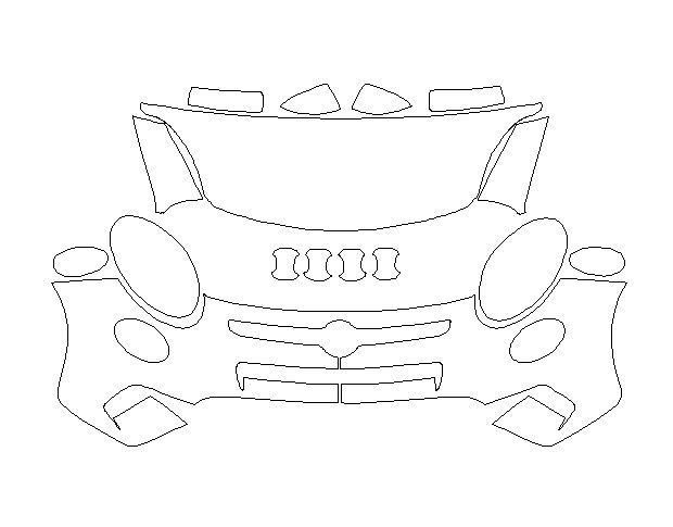 FIAT 500L Urbana 2014 Седан Стандартний набір частково LLumar Platinum