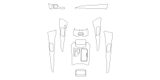 Комплект викрійок для салону TOYOTA CROWN 2015  /assets/images/items/5505/0056460001656685807.png