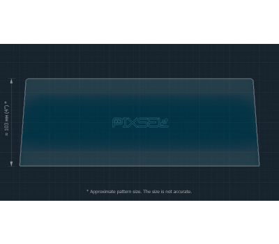 Захисне скло Pixsel на монітор PEUGEOT LANDTREK - 11.9“ 2020 - (гібридне мат)