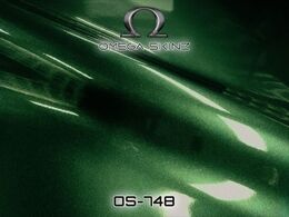 Omega Skinz OS-748 Dragon Tear - Зеленая глянцевая металлик пленка 1.524 m