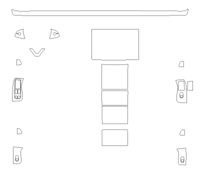 Комплект викрійок для салону TESLA MODEL 3 2024 -
