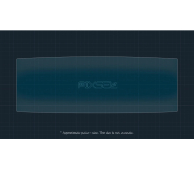 Захисне скло Pixsel на панель приладів FIAT DOBLO 9.8“ 2024 - (гібридне глянець)