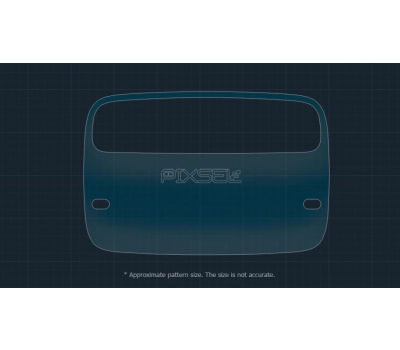 Защитное стекло Pixsel для заднего климат-контроля DENZA N8L 9.3“ 2025 - (гибридное мат)