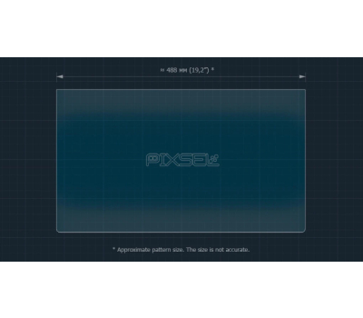 Захисне скло Pixsel для заднього монітора LI AUTO MEGA 22.2“ 2024 - (гібридне мат)