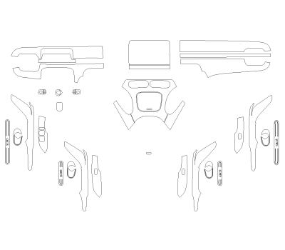 Комплект викрійок для салону SMART #1 2024 -