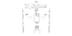Комплект викрійок для салону GENESIS G90 2019  /assets/images/items/5355/0042858001654267018.png