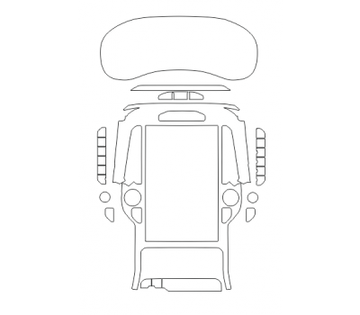 Комплект викрійок для салону DODGE RAM 1500 2020