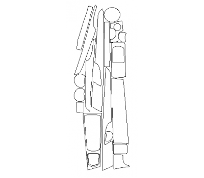 Комплект викрійок для салону PORSCHE PANAMERA 4S 2015