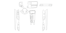 Комплект викрійок для салону MITSUBISHI OUTLANDER 2017-2018  /assets/images/items/5492/0911852001656491688.png