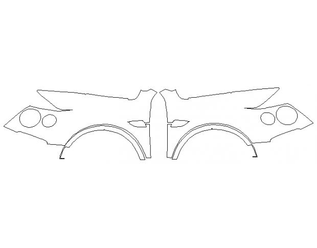 Bentley Bentayga Base 2017 Внедорожник Передние крылья полностью LLumar Platinum