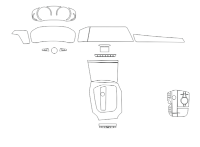 Комплект викрійок для салону BMW M4 2021