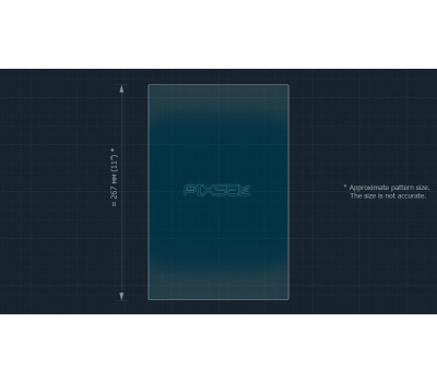 Защитное стекло Pixsel на монитор TESLA STYLE INFINITI QX50 2014 - 2017 - 12.6“ (гибридное глянец)