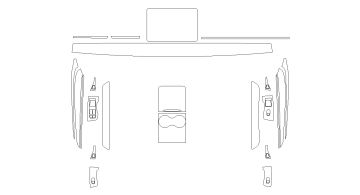 Комплект викрійок для салону TESLA MODEL Y 2024 -