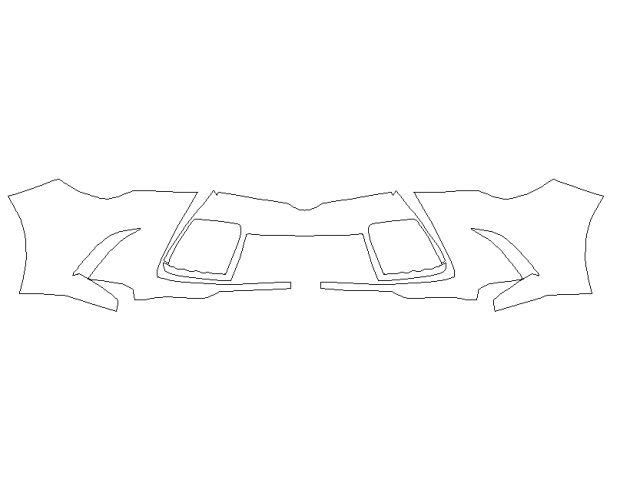 Toyota Camry SE 2015 Седан Передній бампер LLumar