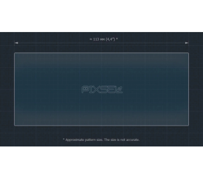 Защитное стекло Pixsel на монитор PEUGEOT 5008 11.5“ 2020 - 2024 (гибридное мат)