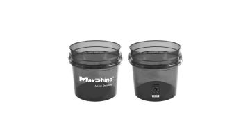 MaxShine Detailing Bucket Grey - Відро для миття та полірування, без кришки, 13 L