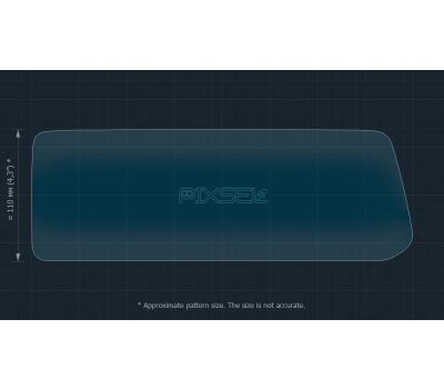 Захисне скло Pixsel на монітор MAZDA CX-30 - 13.2“ 2023 - (гібридне мат)