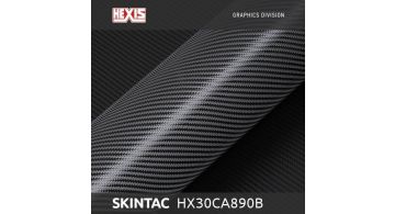 Hexis HX30CA890B Skintac Black Carbon Gloss 1.524 m  