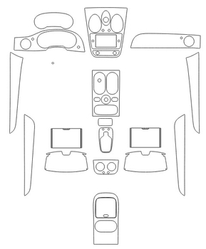 Викрійка для салону BENTLEY BENTAYGA 2016