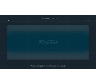 Захисне скло Pixsel на монітор TOYOTA LAND CRUISER 300 14.2“ 2025 - (гібридне мат)