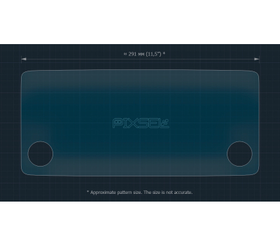 Захисне скло Pixsel на монітор SKODA KAMIQ - 12.5“ 2023 - (гібридне глянець)