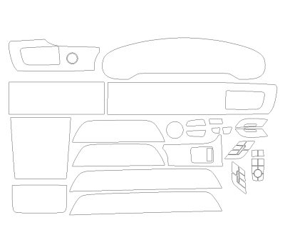 Выкройка для салона PORSCHE TAYCAN 2024