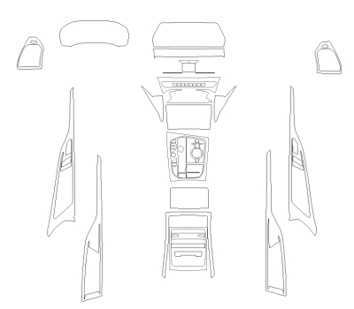 Викрійка для салону BMW 8 SERIES GRAN COUPE 2023