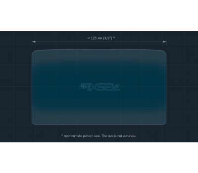 Защитное стекло Pixsel на монитор PORSCHE 911 - 5.6“ 2006 - 2008 (гибридное мат)