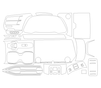 Викрійка для салону LEXUS RX 2023 -