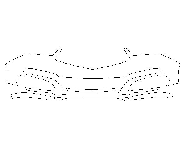 Acura MDX A-Spec 2019 Внедорожник Передний бампер LLumar