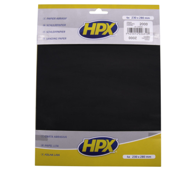 HPX 235939 Abrasive Sheet P2000 - Набір абразивних аркушів