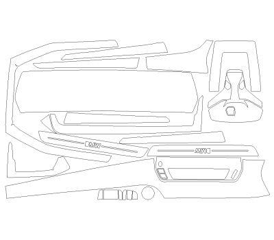 Викрійка для салону BMW X1 2025 -