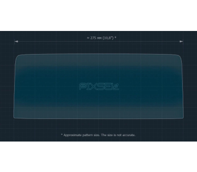 Захисне скло Pixsel на монітор MAZDA CX-9 11.6“ 2020 - (гібридне мат)