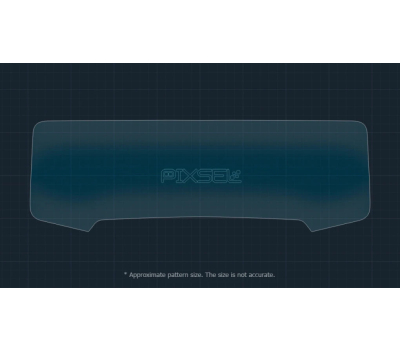 Захисне скло Pixsel на панель приладів VOLVO EX90 10“ 2024 - (гібридне мат)