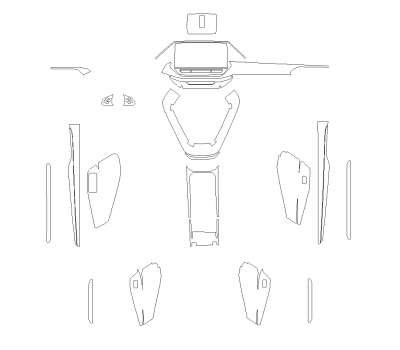 Викрійка для салону VOLKSWAGEN ID4 2023 -