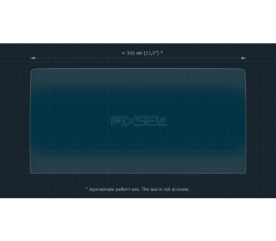 Защитное стекло Pixsel на монитор CUPRA BORN 13.3“ 2021 - 2024 (гибридное мат)