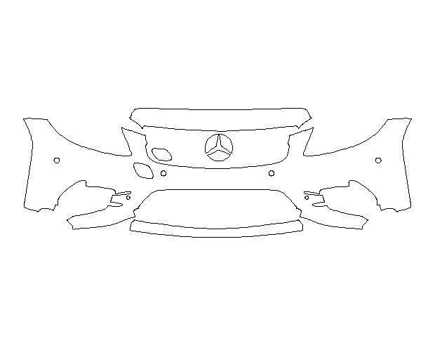 Mercedes-Benz C-Class AMG 2018 Седан Передний бампер LEGEND