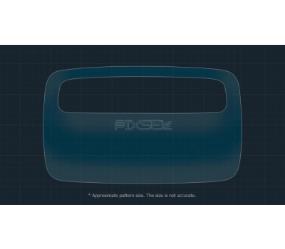 Защитное стекло Pixsel для заднего климат-контроля DENZA N9 9“ 2025 - (гибридное мат)