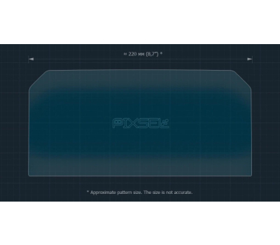 Защитное стекло Pixsel на спидометр мотоцикла YAMAHA TRACER 9 GT+ 9.6“ 2022 - 2024 (гибридное глянец)