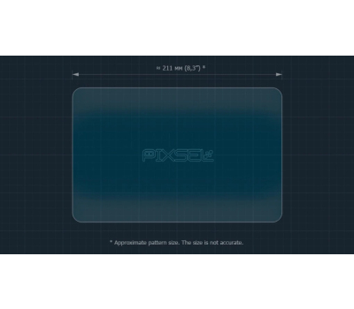 Защитное стекло Pixsel на спидометр мотоцикла CFMOTO 800MT EXPLORE 2023+ 9.9“ (гибридное глянец)