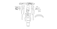 Викрійка для салону AUDI A8 WITH 4 SEATS 2016  /assets/images/items/5249/0718709001650987231.png
