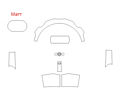 Комплект викрійок для салону MINI COOPER HATCH JCW GP 2018